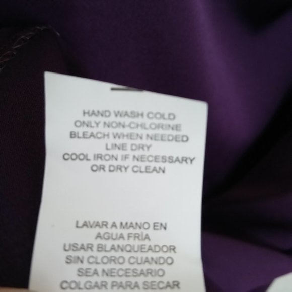 Kensie Plum Satin Mini Slip Sleeveless Dress M - Picture 7 of 7